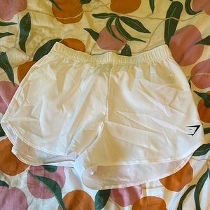 Gymshark white shorts